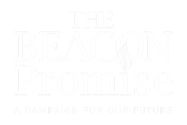 A black and white logo for the beacon promise.